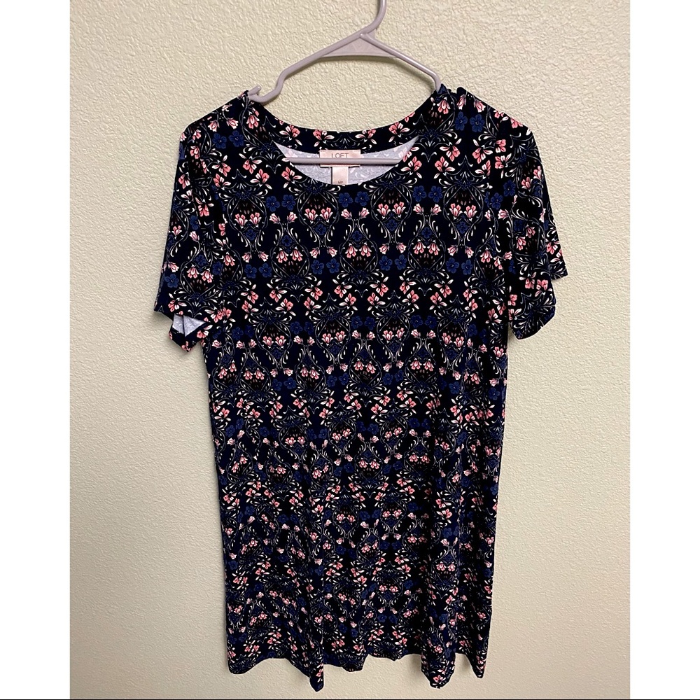 T-shirt swing dress with sleeves